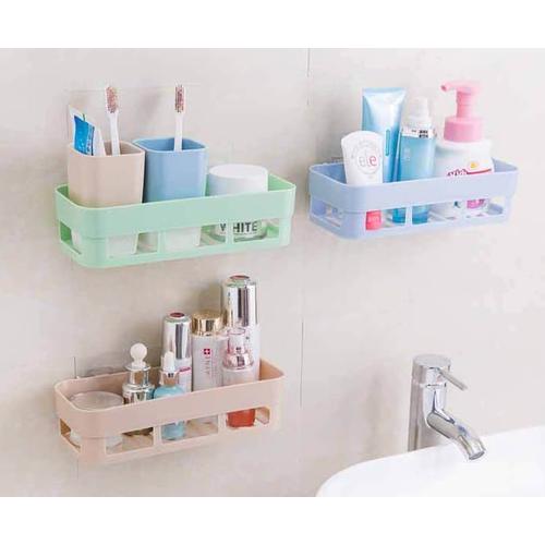 Gambar Rak Tempel Tanpa Paku Dapur Kamar Mandi Serbaguna Toilet Rack Storage - Merah Muda dari ChinaTown Kota Tangerang Selatan Tokopedia