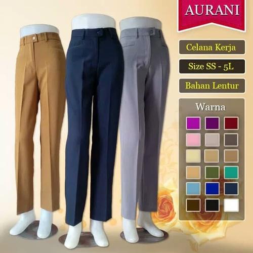 Foto Produk Celana kerja wanita Jumbo 4L 5L kancing dari ASI BABY