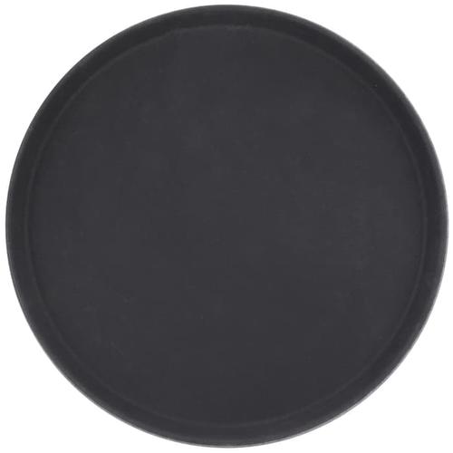 Foto Produk Tray / Nampan / Baki anti slip Bulat 14 inch / 35cm ( Hitam ) dari Pusat Horeka
