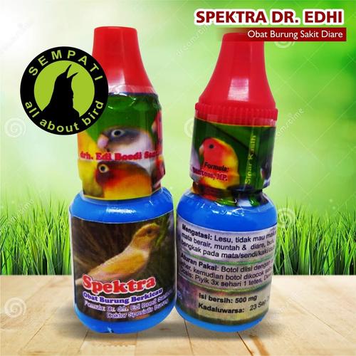 Foto Produk SPEKTRA Dr.Edhi OBAT BURUNG SAKIT LESU MALAS MAKAN SNOT MATA BERAIR dari Sempati Bird Shop