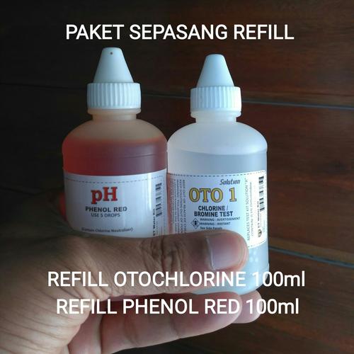 Gambar Oto & Phenol Red Refill 100ml Test Kit Chlorine dan pH - Teskit Air dari Sooper Shop Kab. Brebes Tokopedia
