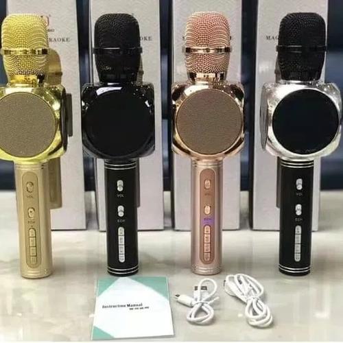 Foto Produk Mic SU-YOSD YS-63 bluetooth Wireless karaoke microphone smule original dari Putra Jaya88