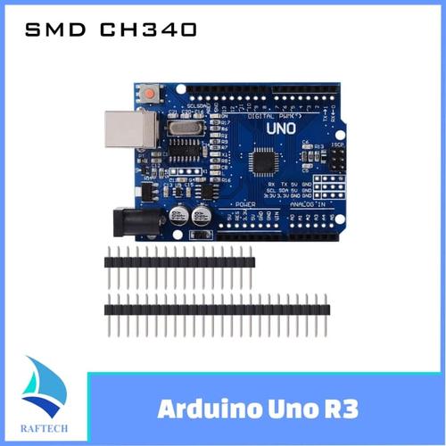 Gambar Arduino Uno R3 clone SMD CH340 dari RAFTECH Kota Bandung Tokopedia
