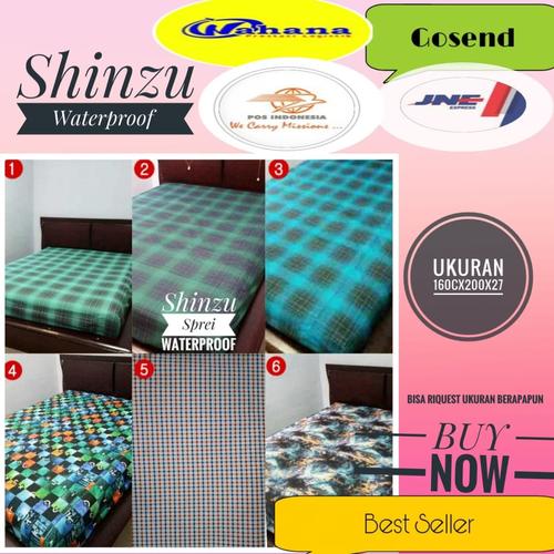 Gambar Sprei Anti Air UK 160 Motif dari Miss'u Shop Jakarta Barat Tokopedia