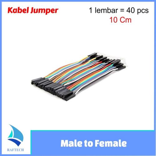 Gambar Kabel Jumper Arduino Dupont Pelangi 10cm Male to Female 1 lembar 40 dari raftechbandung undefined Tokopedia
