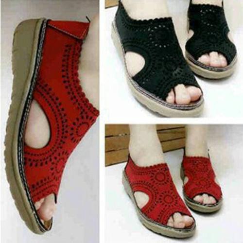 Foto Produk Sepatu Sendal Wanita Unique Laser Replika Kickers RVR dari DETECTOR