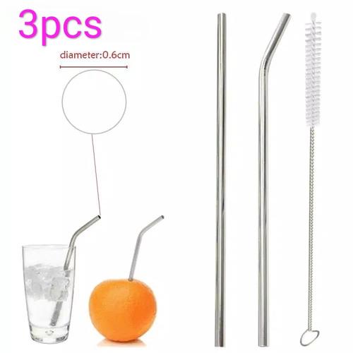 Foto Produk Set sedotan stainless lurus, bengkok +brush dari Kaedake Shop