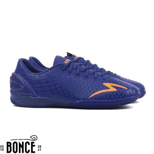 Foto Produk Sepatu Futsal Specs Accelerator Exocet IN - Deep Blue Mango Orange dari Bonce Cirebon