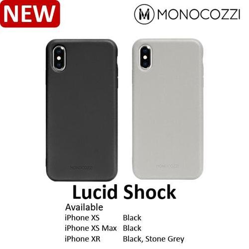 Foto Produk Iphone XS Max Monocozzi Lucid Shock Resistant Case Original-Black dari JS Accesories