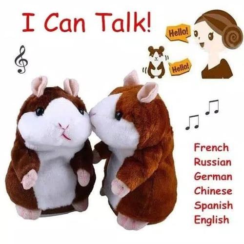 Foto Produk Talking Hamster Boneka Imut Bisa Bicara Peniru Suara dan Goyang dari happykidsolshop
