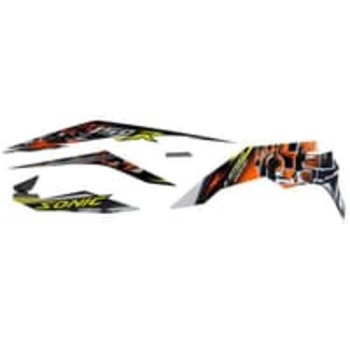 Gambar Sticker Body Kiri Putih Sonic 150R 871X0K56N00ZBL dari Honda Cengkareng Kota Tangerang Tokopedia