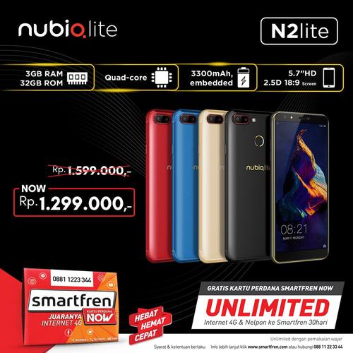 Foto Produk Nubia N2lite - Merah dari 28 L Shop