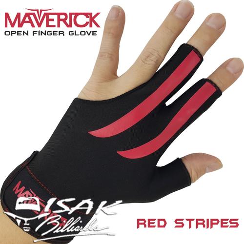 Gambar Maverick Glove - Red Stripe Open Finger Sarung Tangan Biliar Billiard dari ISAK Billiard Sport Co. Jakarta Pusat Tokopedia