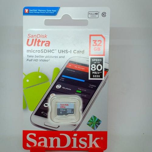Foto Produk memory card SanDisk 32GB ORY dijamin muat - Putih dari jhonny cell