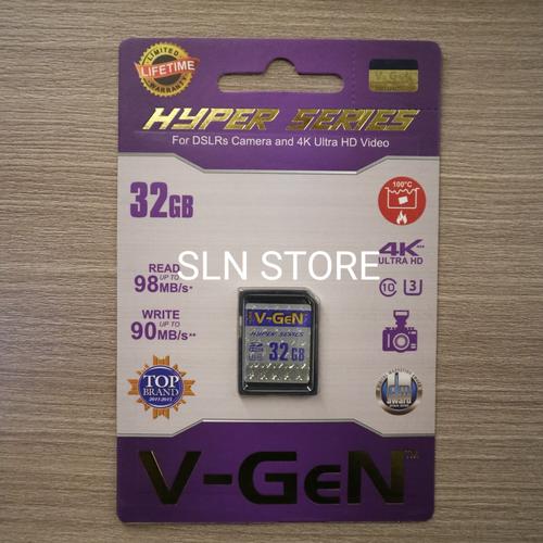 Foto Produk V-GeN SD Card 32 Gb Hyper | Memory Card | Vgen dari SLN Store