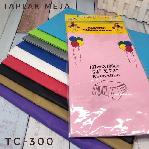 Foto Produk Taplak Meja Plastik Polos / Plastic Table Cover dari 689