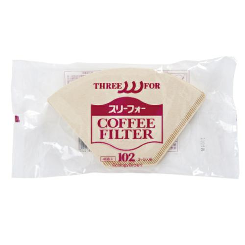 Foto Produk Coffee paper filter kertas CAFEX JPN Trapezoid 102 (2-4 cup) isi 40 dari WATERGROUND COFFEE