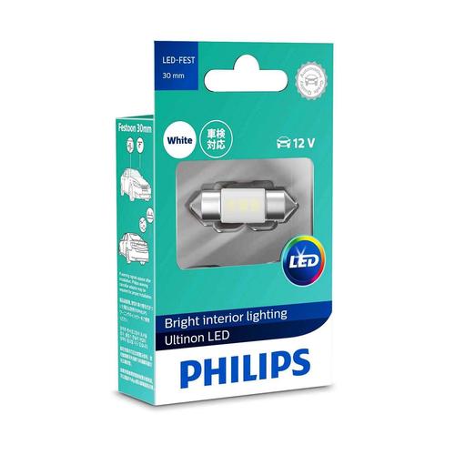 Foto Produk Philips LED Festoon 30mm Putih 6000K - Ultinon 11860 Kabin Interior dari Auto Home