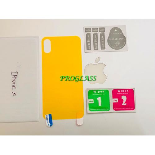 Foto Produk Iphone X BACK Cover CLEAR TPU Film Protector / Antigores Premium dari Pro Glass