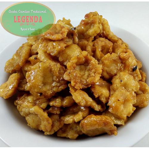 Foto Produk Emping Belinjo Blinjo Melinjo Mlinjo Manis 500gr dari Legenda Snack