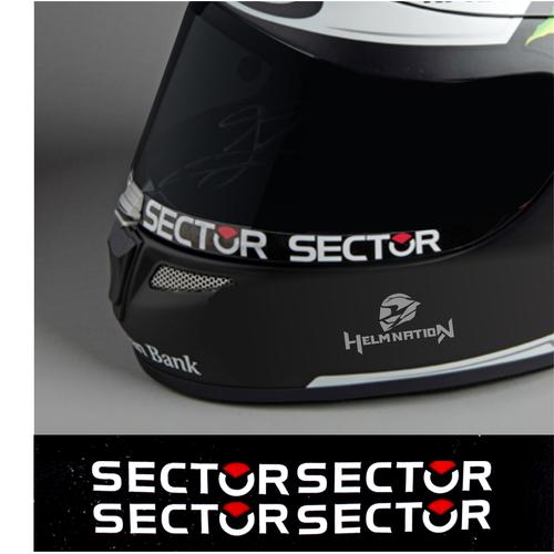 Foto Produk Stiker Visor Kaca Helm Sector Lorenzo 4 Pcs dari @helm_nation