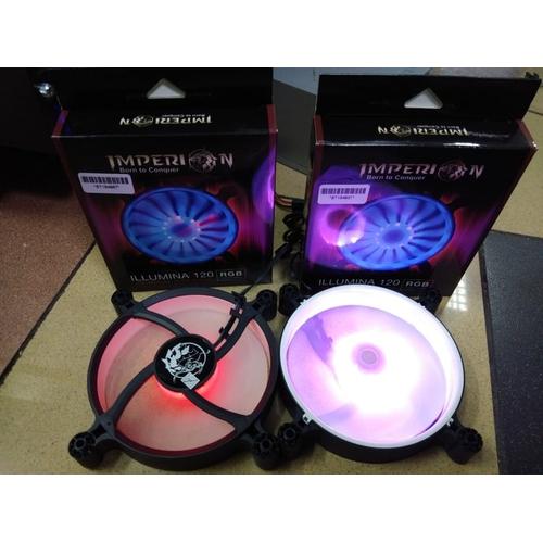 Foto Produk Imperion Illumina Fan Case 12cm Auto Led 7 colour RGB Fan Casing 12 Cm dari scriptechnology