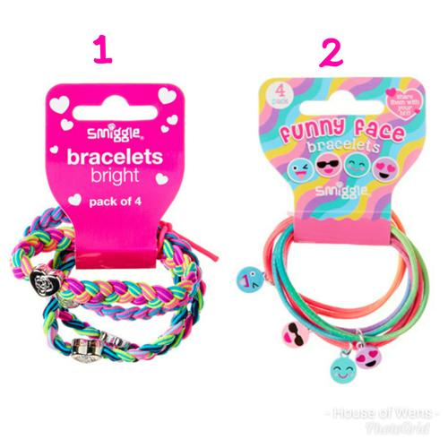 Foto Produk SMIGGLE BRECELET BRIGHT - FUN FACE - GELANG SMIGGLE - Funny Face dari House of Wens