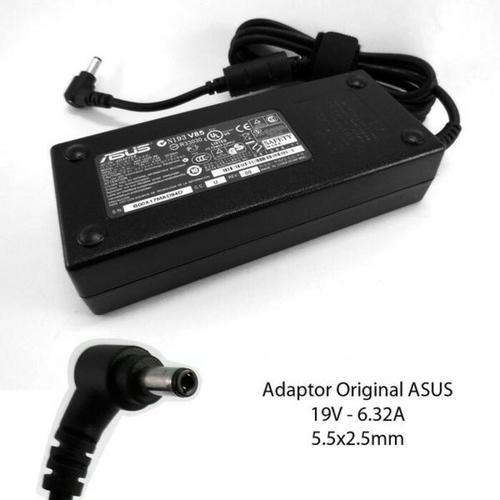 Jual Adaptor Charger Original Laptop Asus 120Watt 19V6.32A (5.5*2.5) Jakarta Timur AS