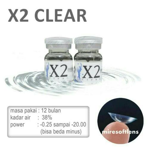 Foto Produk softlens x2 clear bening tahunan yearly minus tinggi sampai -20.00 dari ASEAN Shop