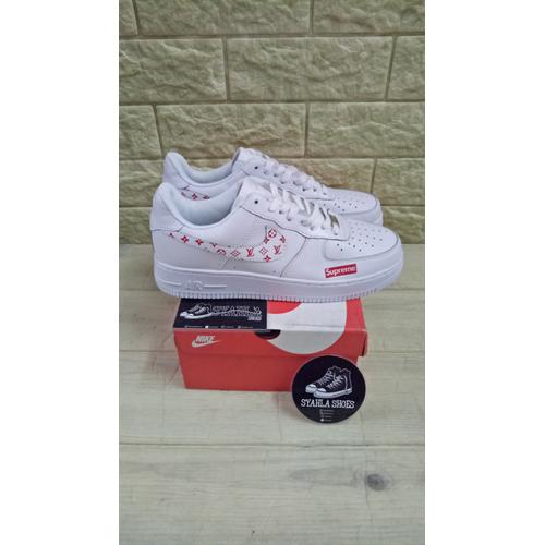 LOUIS VIUTTON WHITE RED MIRROR QUALITY 