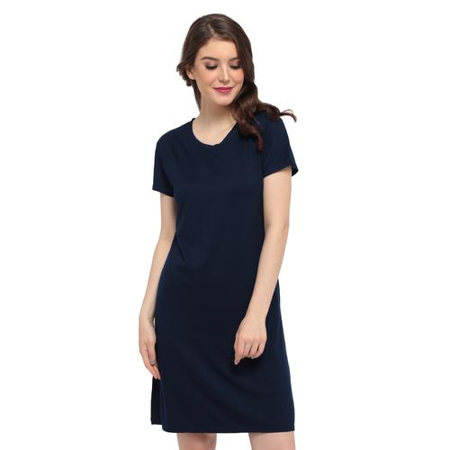 Foto Produk LEMONE Tumblr Tee/ Kaos Cewe Premium/ Dress Wanita Polos-Biru Dongker dari LEMONE