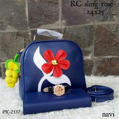 Foto Produk Tas Paket 3in1-Tas Lokal-Tas Fashion bunga dari FR GALLERY