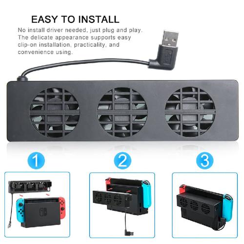 Foto Produk Nintendo Switch Console Cooling Fan Dobe Original Stand dari Suyanto//Liberty Game