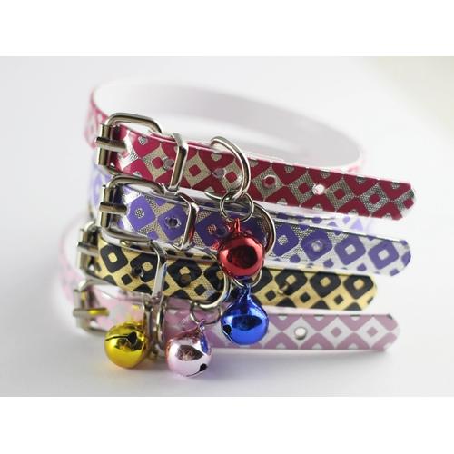 Foto Produk kalung kulit tulang ber lonceng u/ anjing kucing kelinci dari cicilia Goen Shop