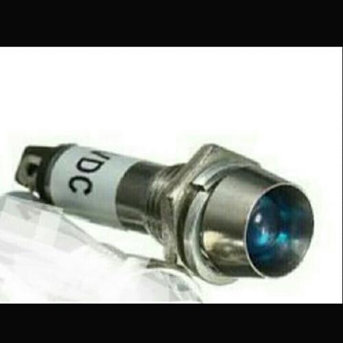 Foto Produk KR04974 220Volt DC Signal Indicator Lamp Pilot Blue Dashboard Dia. 8mm dari KlinikRobot