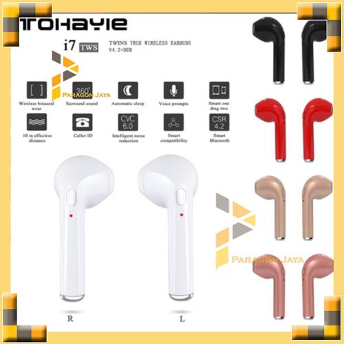 Jual Airpod Android Headset Bluetooth i7s TWS Wireless i7plus Handsfree