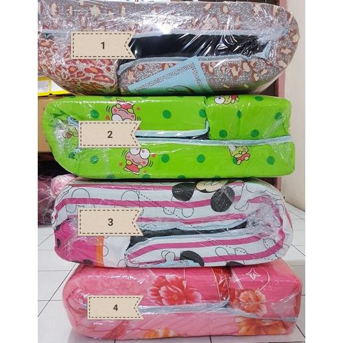 Foto Produk KASUR BUSA LIPAT MURAH + BANTAL. 180x75x10 (MOTIF CAMPUR) dari UD.SUBUR PLAST