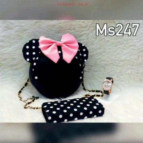 Foto Produk Tas paket 3in1/tas mickey polkadot/tas lokal dari FR GALLERY