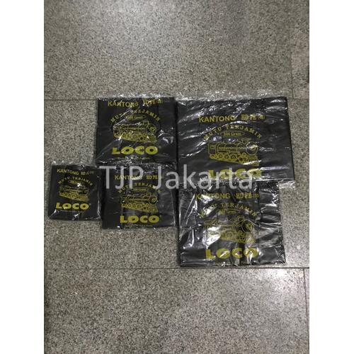 Foto Produk Kantong Plastik Kresek Loco Tebal Hitam 500 gram ukuran 17 - 40 - 17 x 33 dari TJP Jkt