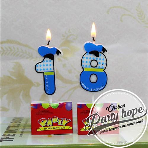 Foto Produk lilin ultah / lilin angka / lilin Kue disney / lilin donald duck dari PARTY HOPE 2
