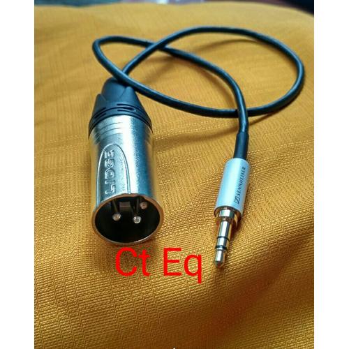 Jual jack sennheiser 3.5mm to xlr male 
