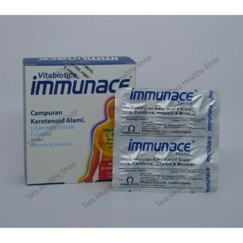 Jual Vitabiotics Immunace Original Peningkat Daya Tahan Tubuh Isi 30 Tablet Jakarta Barat Solusi Center Tokopedia