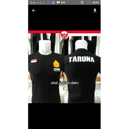 Foto Produk KAOS MILITER TARUNA AKMIL MILITARY ARMY BISA REQUEST NAMA dari barokah 86 shop
