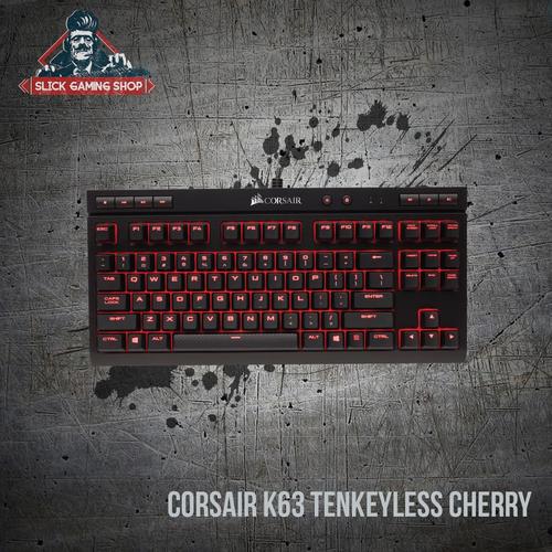 Gambar Corsair K63 CherryMX Redswitch Tenkeyless dari Slick Gaming Shop Kota Surabaya Tokopedia