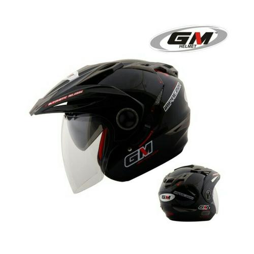 Jual HELM GM NEW IMPRESSA HITAM DOFF 