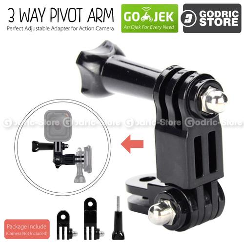 Gambar Pivot Arm With Knob Adjustable 3 Way for Xiaomi Yi / GoPro / Brica dari G-Rex Jakarta Barat Tokopedia
