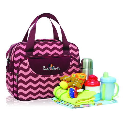 Foto Produk BABY SCOTS Tas Besar Popok/Perlengkapan Bayi Family 3 - Diapers Bag - Biru Muda dari Baby Scots