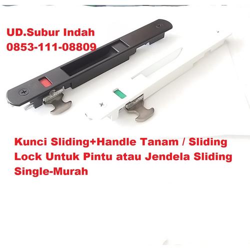 Foto Produk Kunci Sliding+Handle Tanam Untuk Pintu atau Jendela Sliding Single dari UD.Subur Indah