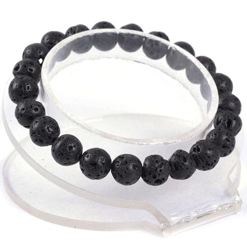 Foto Produk GELANG BATU NATURAL LAVA ORIGINAL STONE BRACELET dari Central Grosir Gemstone