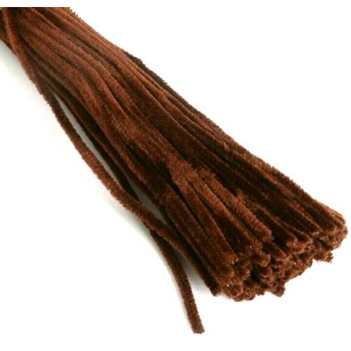 Foto Produk Kawat Bulu Beludru Pipe Cleaner - Coklat dari Hans and Me